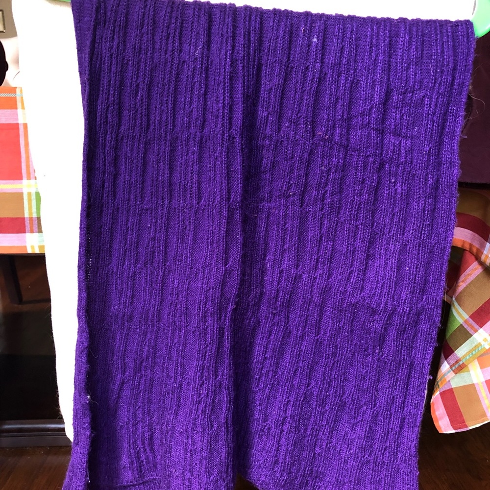 Purple scarf